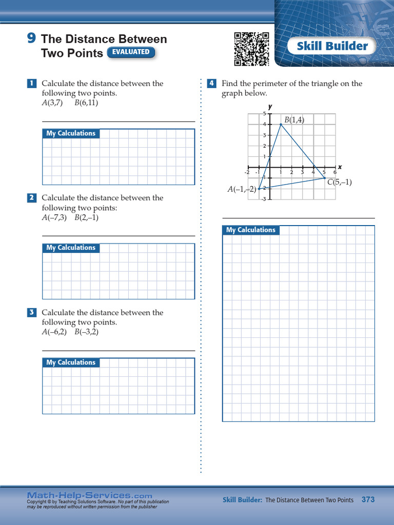 Distance and Midpoint Calculations | PDF | Line (Geometry) | Circle