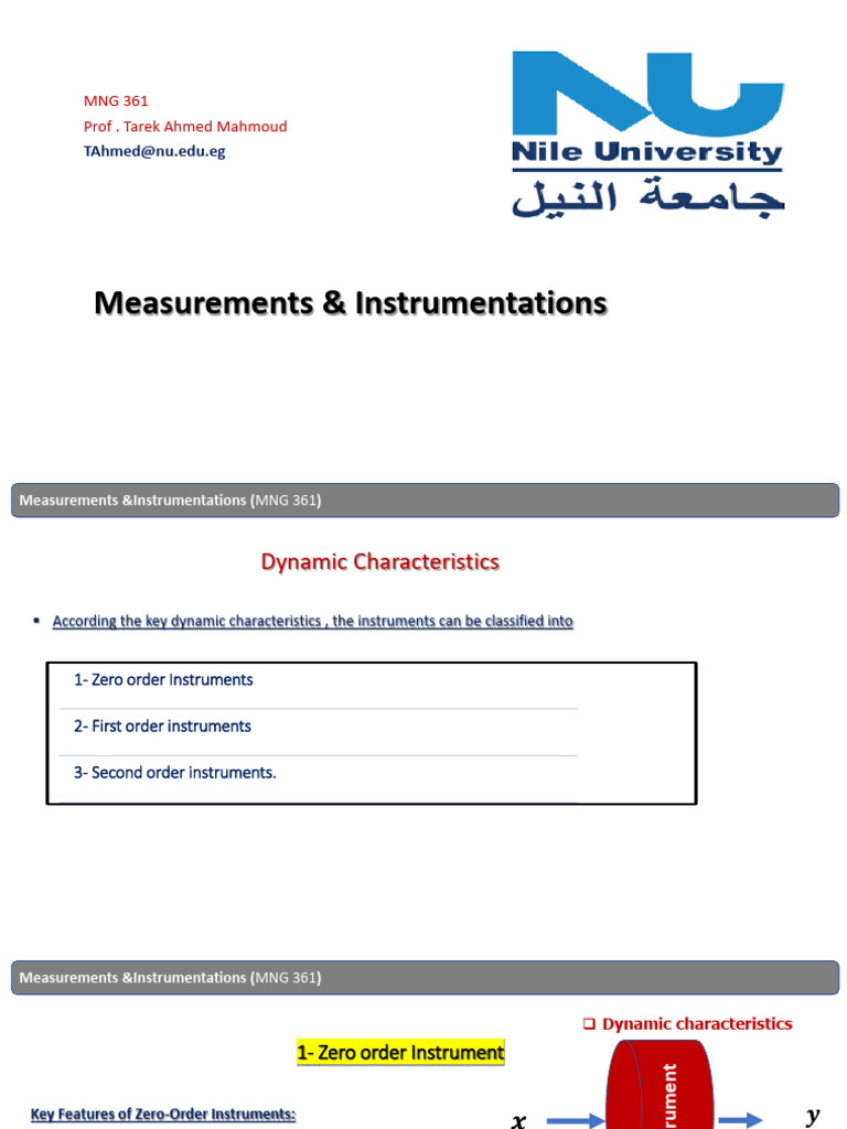 MNG 361 Lect 3 Fall 25 | PDF | Observational Error | Variance