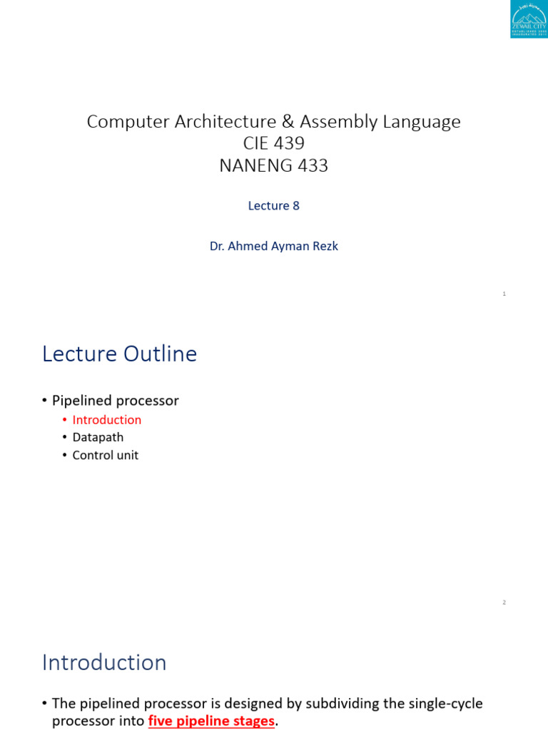 Pipelined Processor Architecture Explained | PDF | Central Processing ...