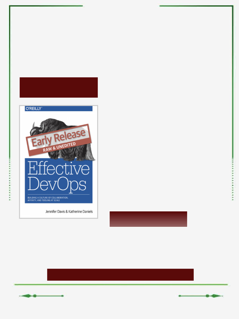 Effective DevOps Building a Culture of Collaboration Affinity and ...