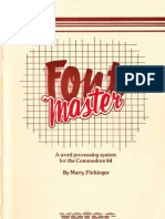 Fontmaster User Manual