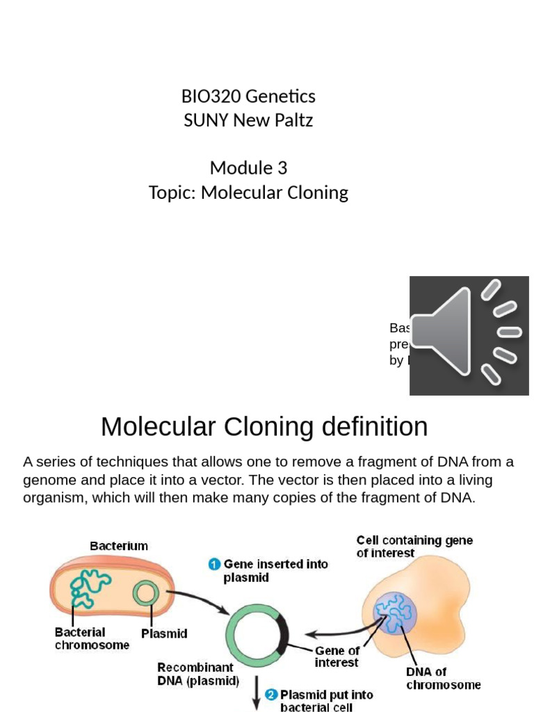 Molecular Cloning Techniques Overview | PDF | Molecular Cloning ...