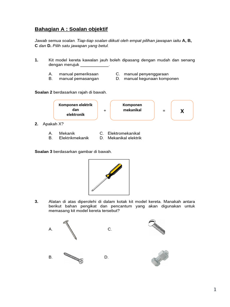 PAT RBT TAHUN 5 2019 | PDF