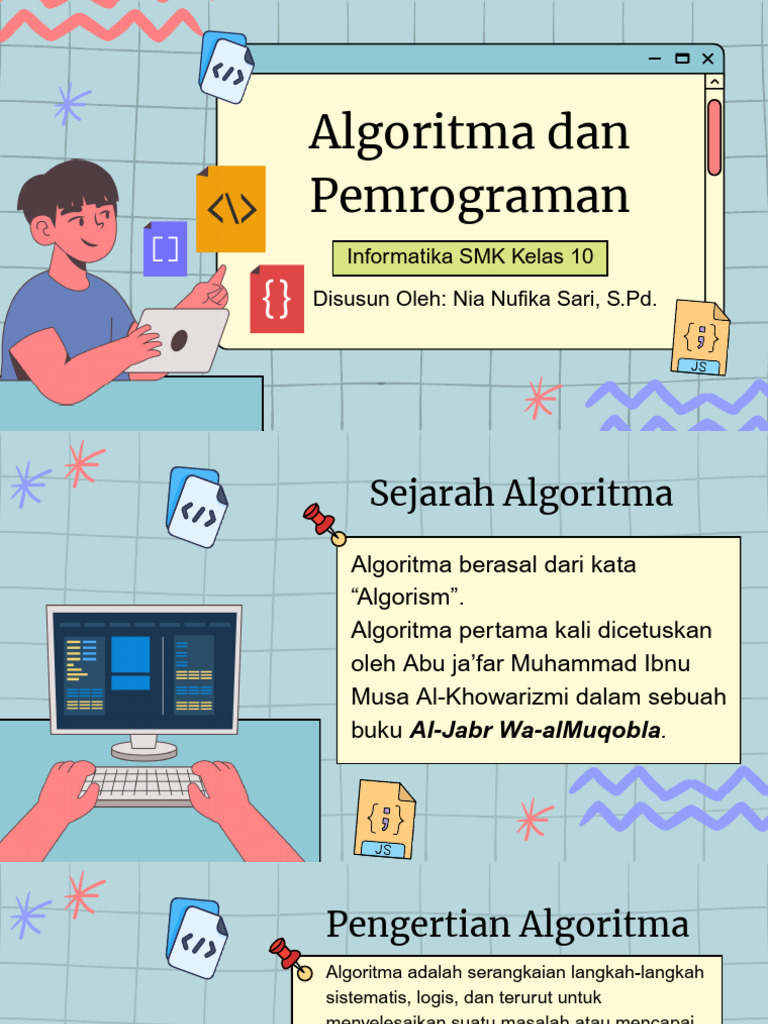 Algoritma dan Pemrograman SMK Kelas 10 | PDF