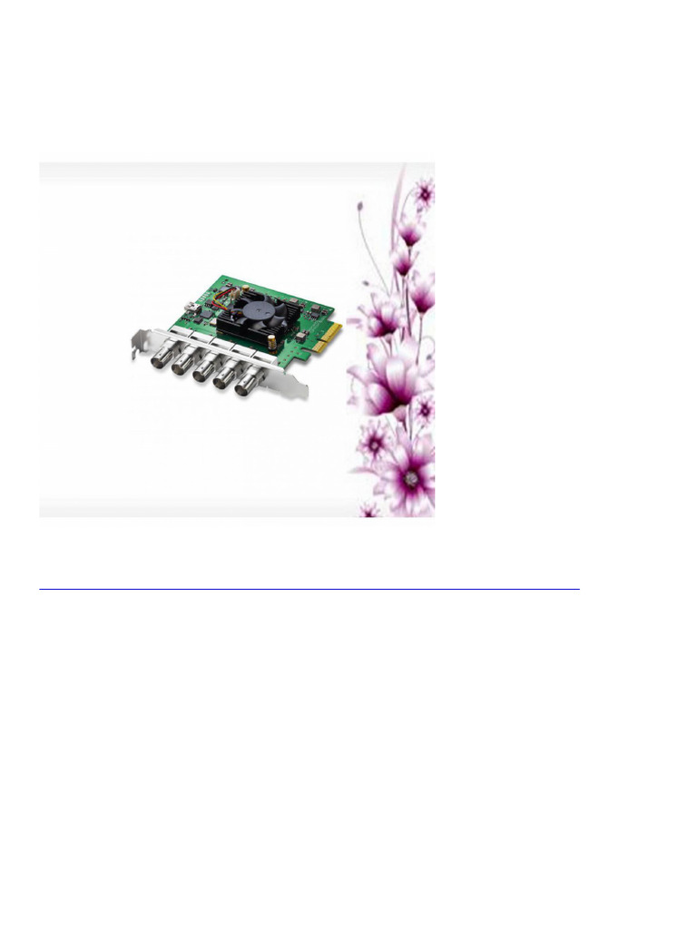 7364 Decklink Duo 2 PCIe Capture and Playback Card With 4 Channels For ...