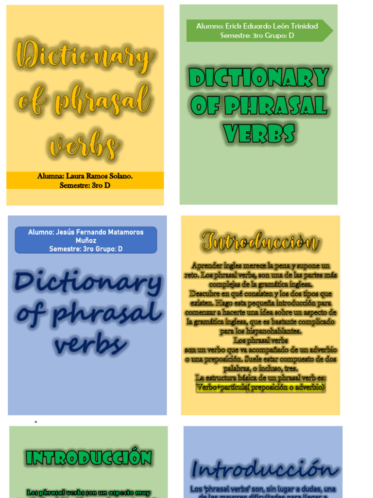 Guía de Phrasal Verbs en Inglés | PDF