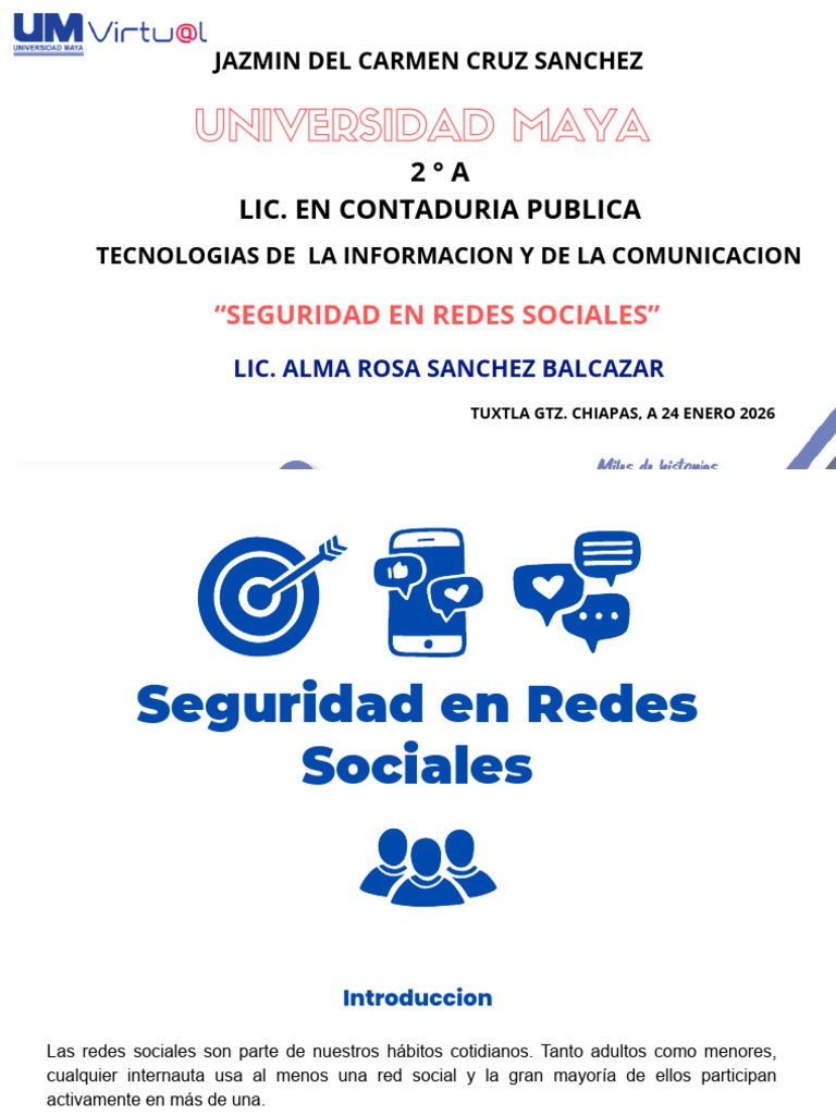 Seguridad en Redes Sociales: Prevención de Riesgos | PDF | Servicio de ...