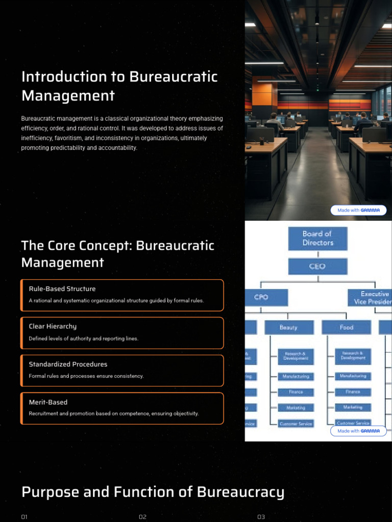 Introduction to Bureaucratic Management | PDF | Bureaucracy ...