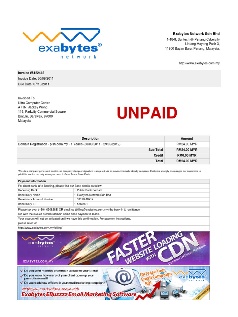 Unpaid: Invoice #8122442 | PDF