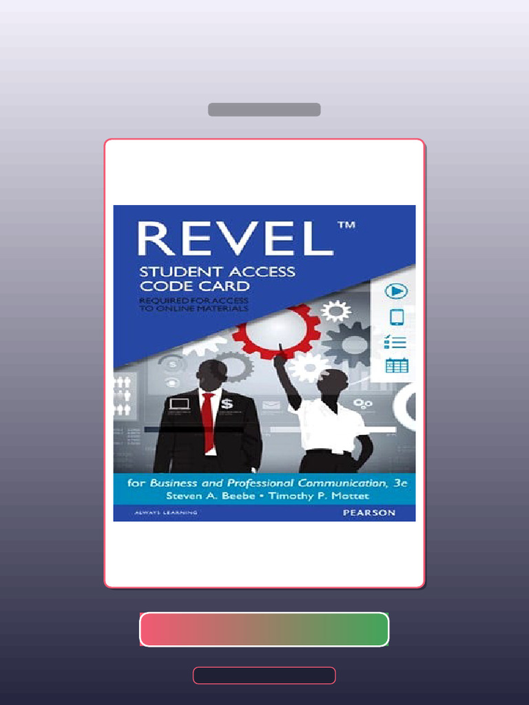 Test Bank for Business and Professional Communication 3rd Edition Beebe ...
