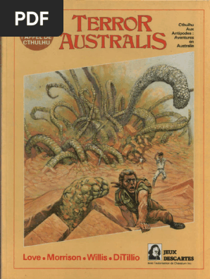 Livre Appel de Cthulhu - terror australis - Livres