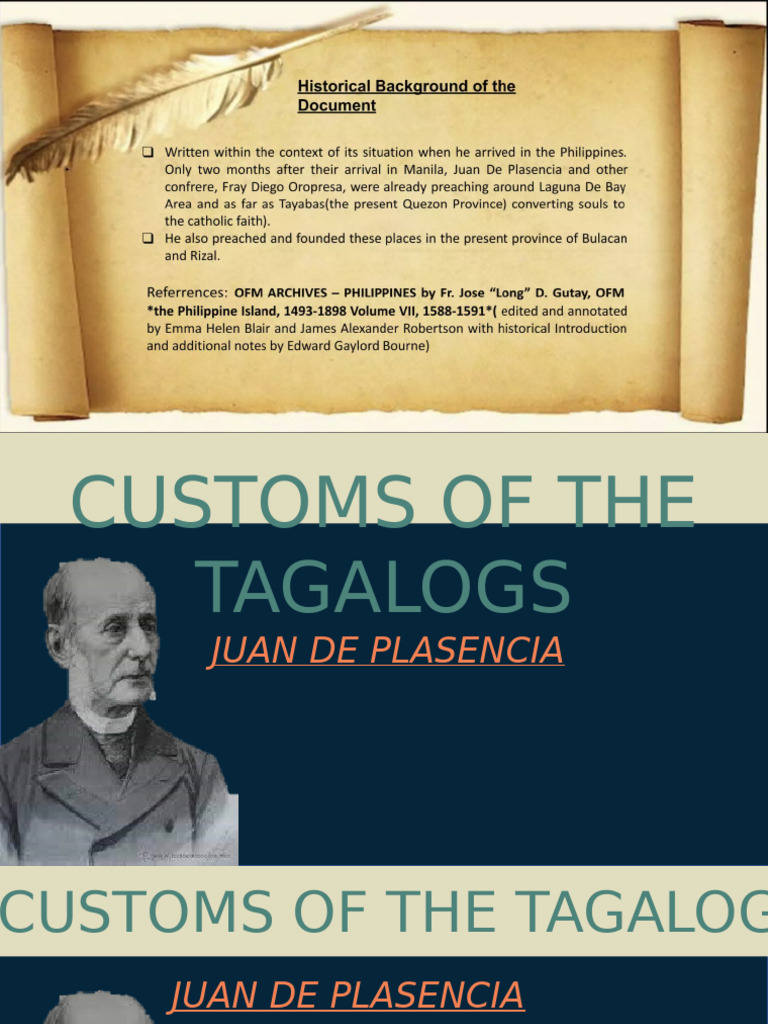Tagalog Customs and Social Structure | PDF | Philippines