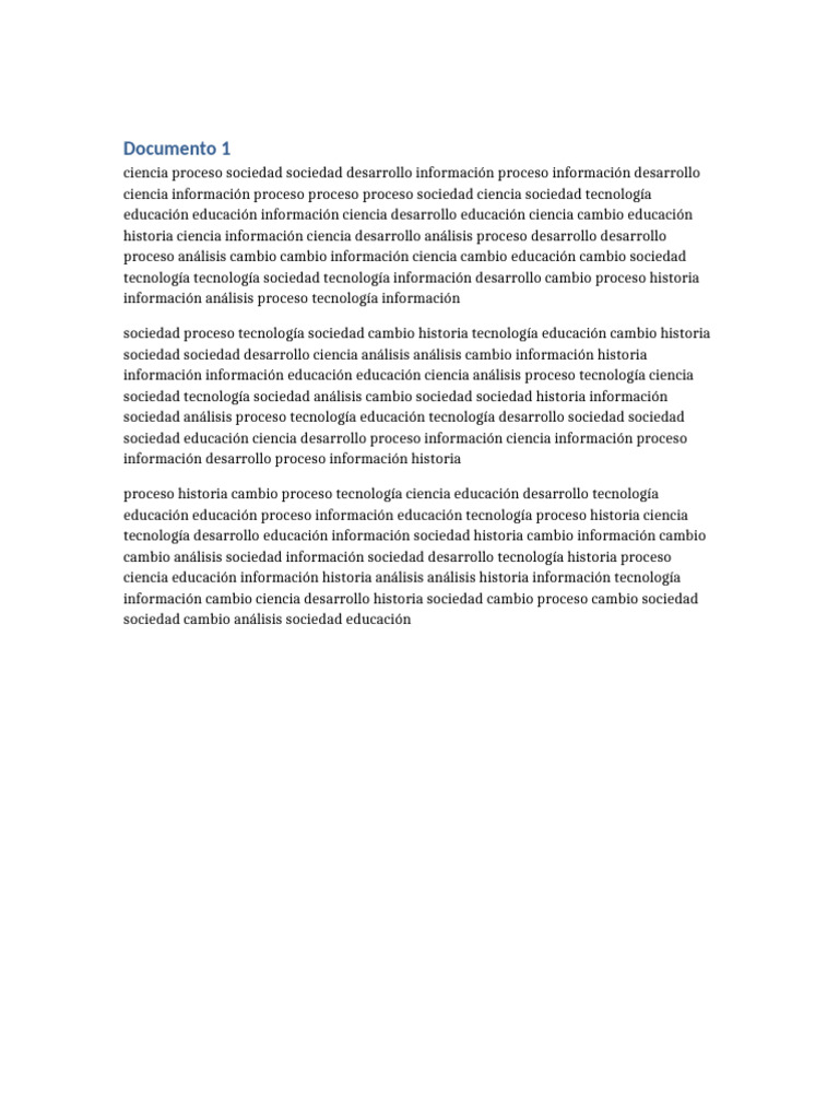 Documento 1 | PDF