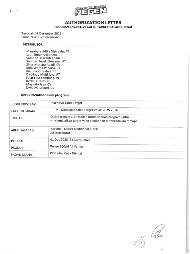 Incentive_Sales Target (Salesman) | PDF