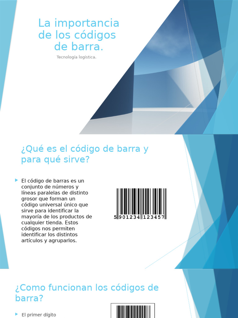 Importancia y funcionamiento del código de barras | PDF | Código de ...