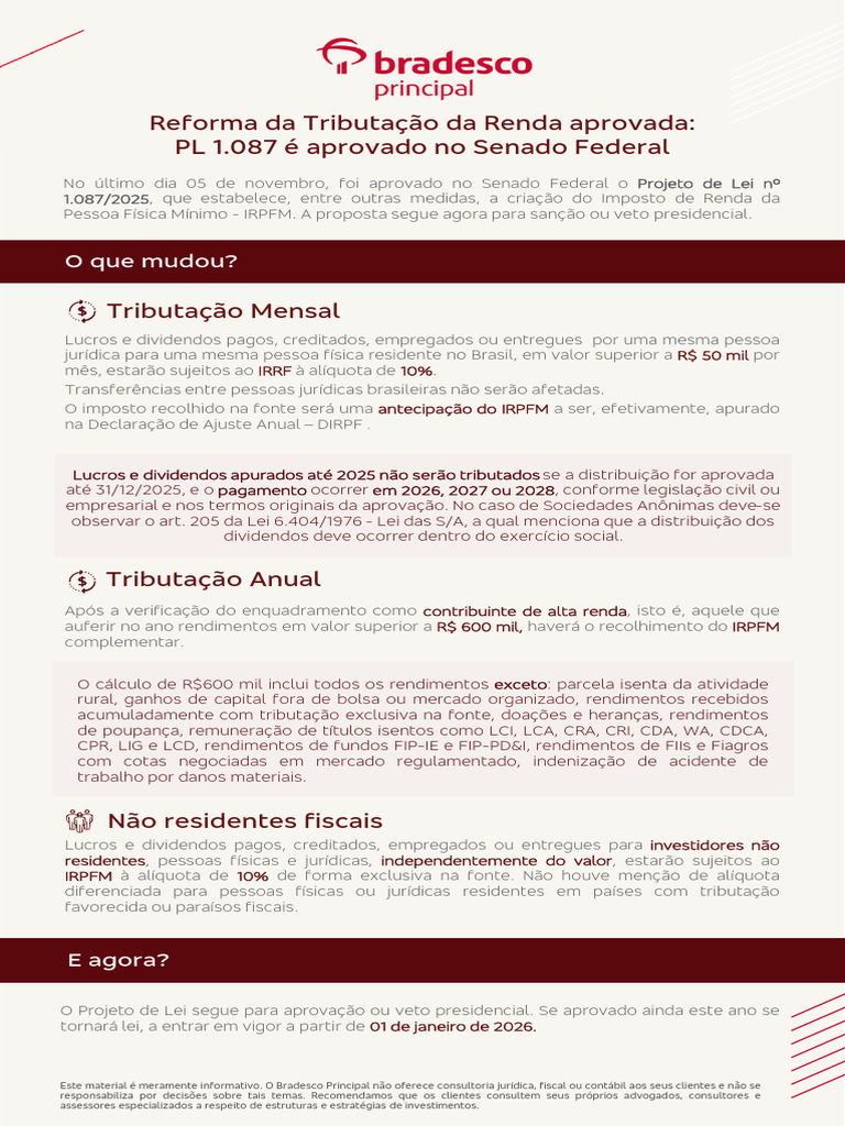 Mudanças no Imposto de Renda 2025 | PDF | Impostos | Dividendo