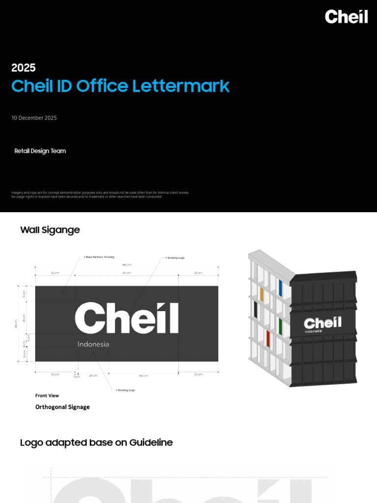 Cheil ID Office Lettermark Concepts | PDF