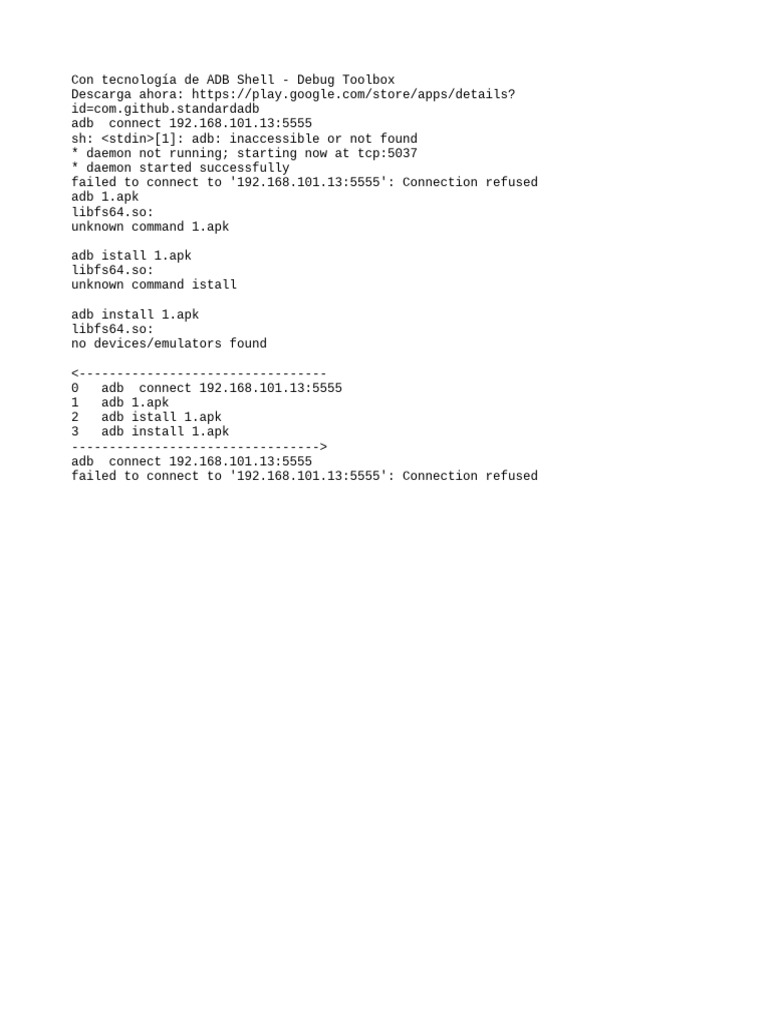 ADB Shell Debug Toolbox Guide | PDF