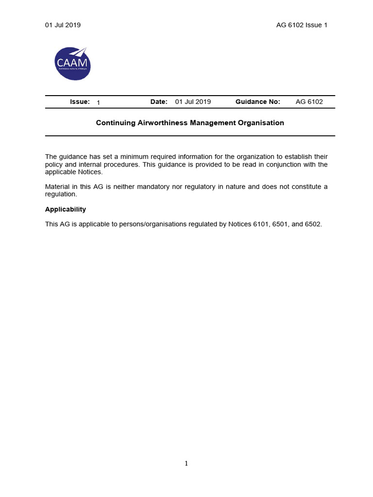 Continuing Airworthiness Management Guide | PDF | Lease | Aviation