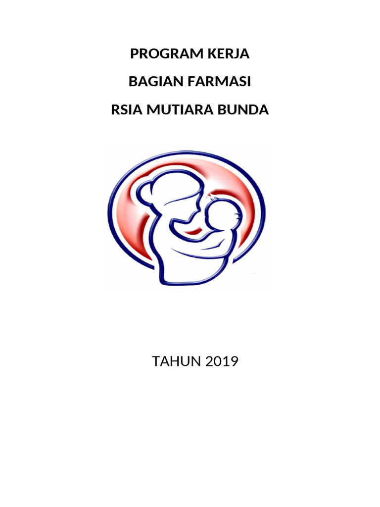 Program Kerja Farmasi RSIA Mutiara Bunda | PDF