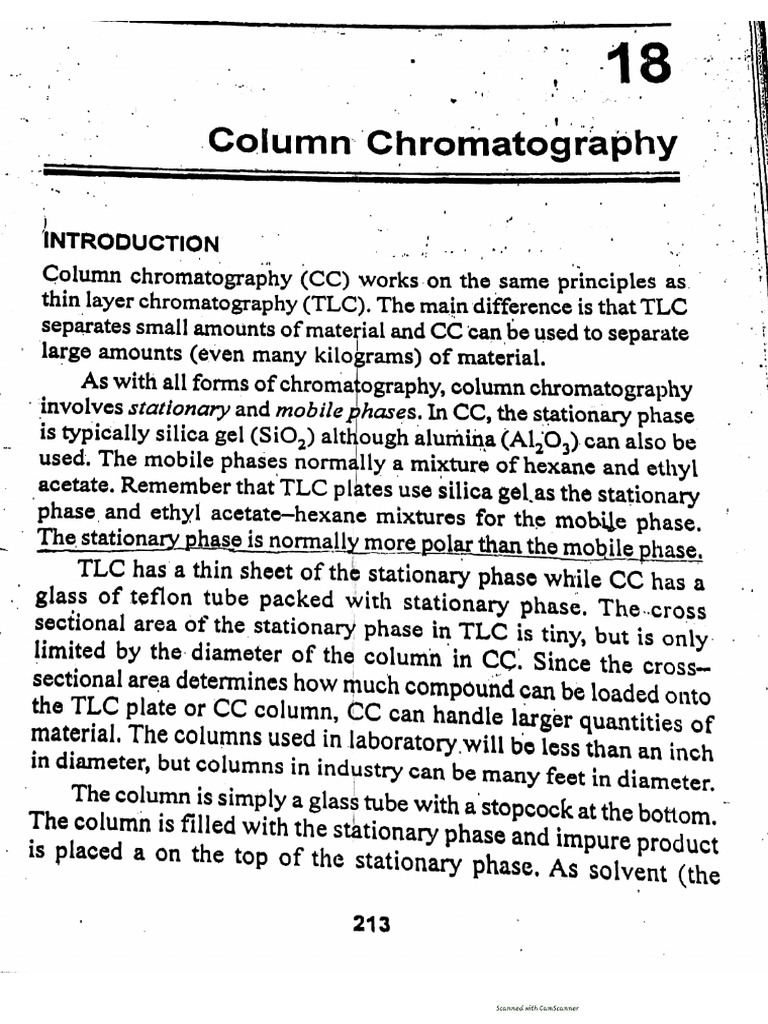Column Chromatography | PDF