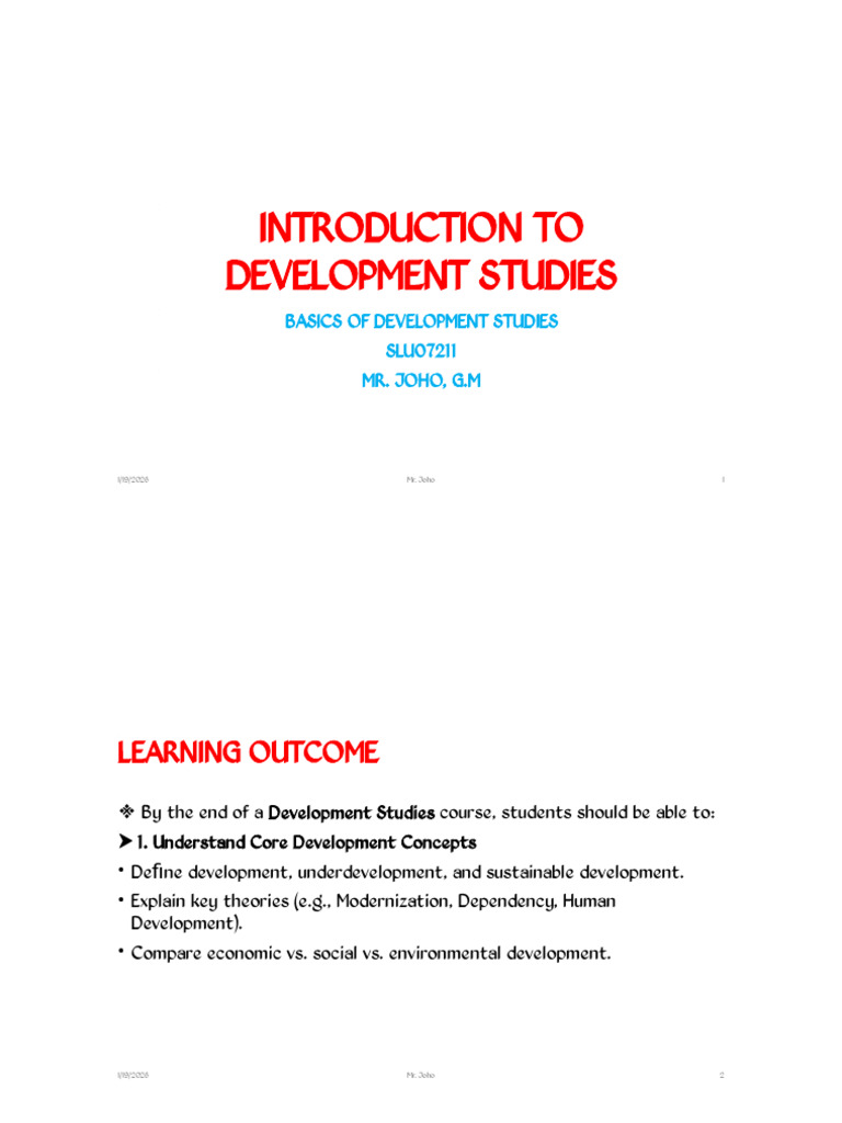 Introduction to Development Studies | PDF | Poverty | Poverty ...
