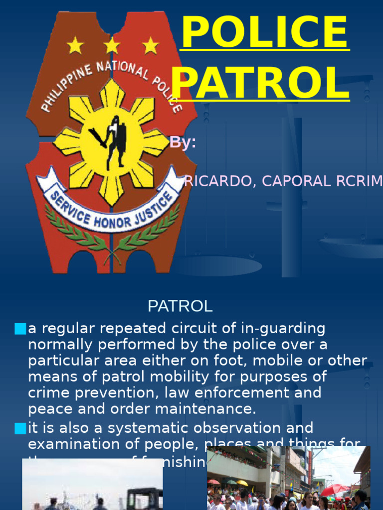 Importance and Types of Police Patrol | PDF | Police | Police Officer
