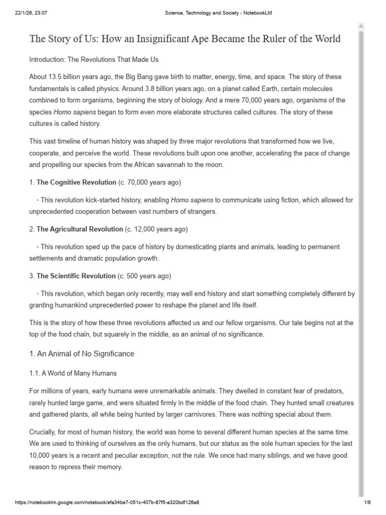 Human Evolution: Key Revolutions Explained | PDF | Human | Homo