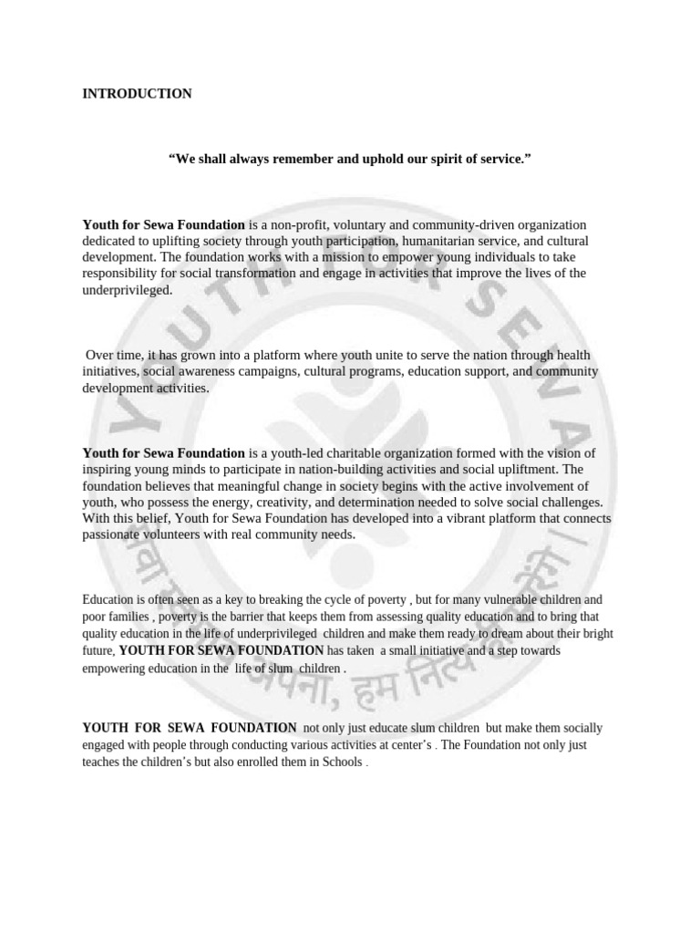 Empowering Youth for Social Change | PDF | Empowerment | Volunteering