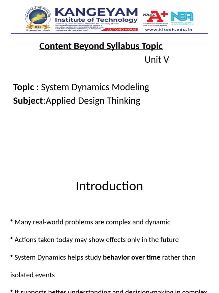 System Dynamics Modeling Explained | PDF
