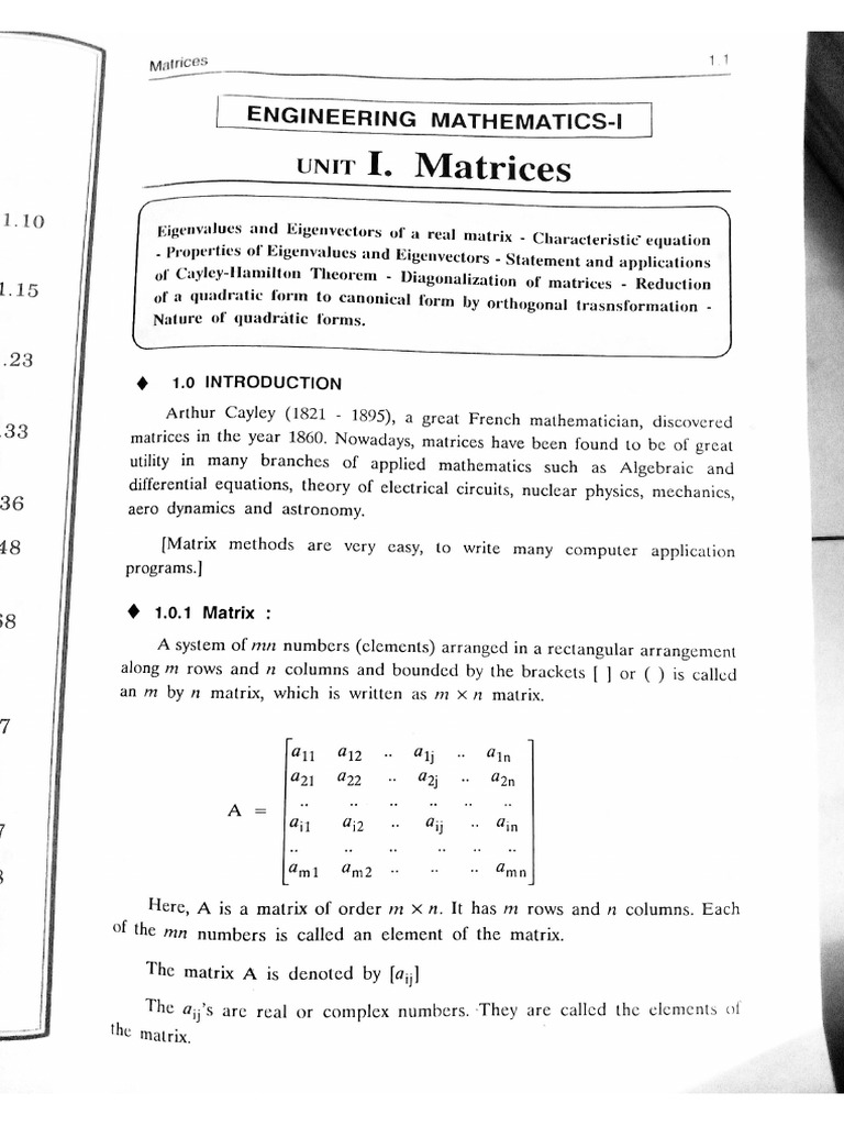 Matrices | PDF