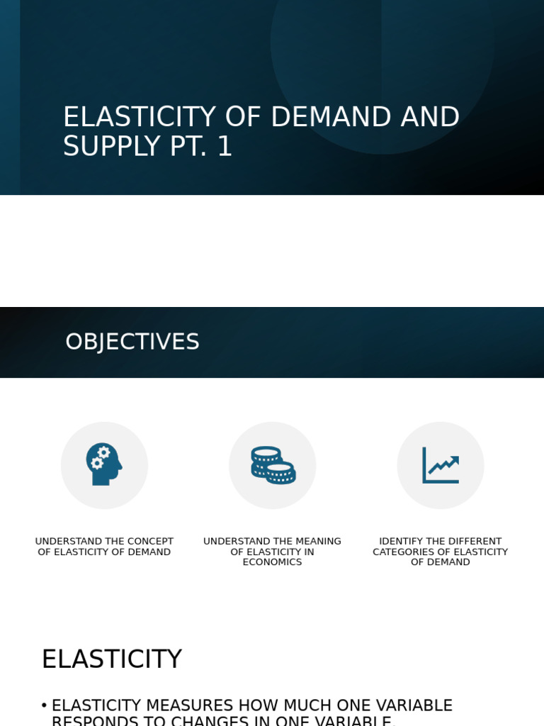 Understanding Price Elasticity of Demand | PDF | Elasticity (Economics ...