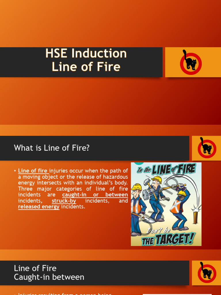 Line of Fire Safety Guidelines | PDF