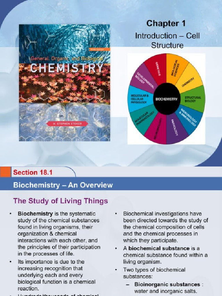 Biochem Chapter 1 | PDF