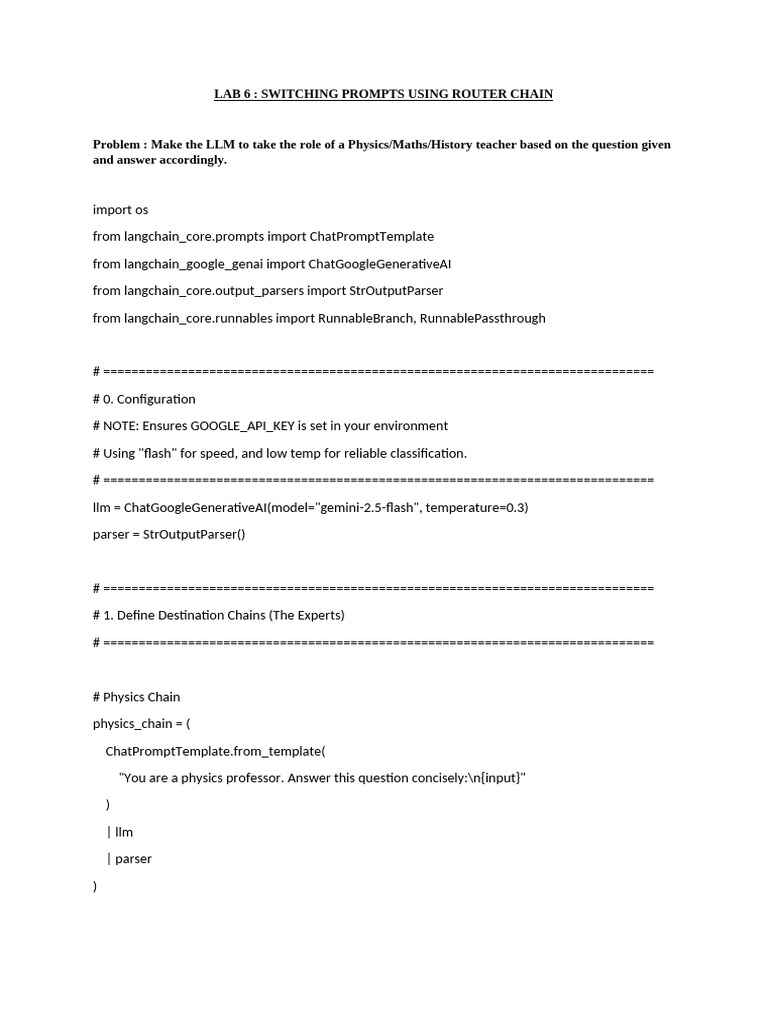 Lab6 Router Chains Updated [Converted] | PDF | Computer Programming ...