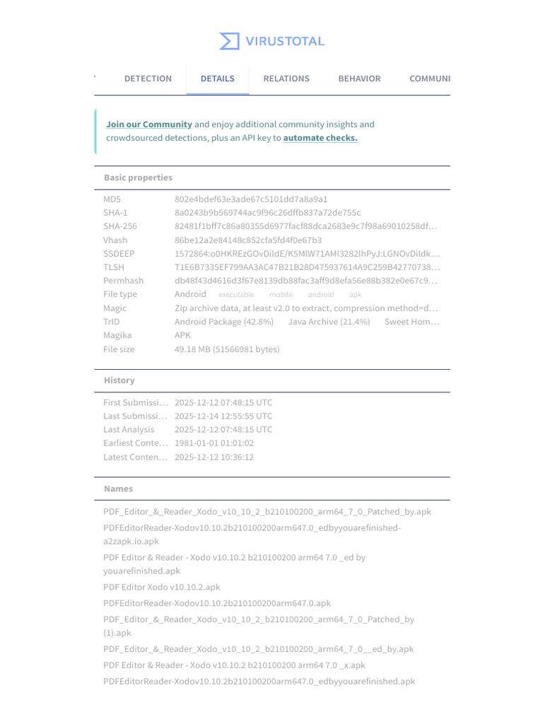 VirusTotal - File ...