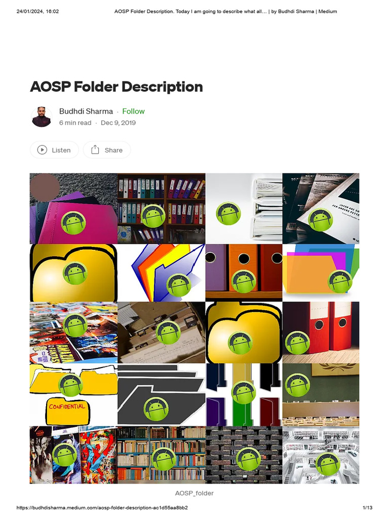 AOSP Folder Structure Explained | PDF | Android (Operating System ...
