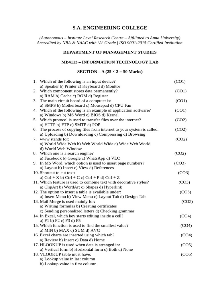 IT LAB SET 5 | PDF | World Wide Web | Internet & Web