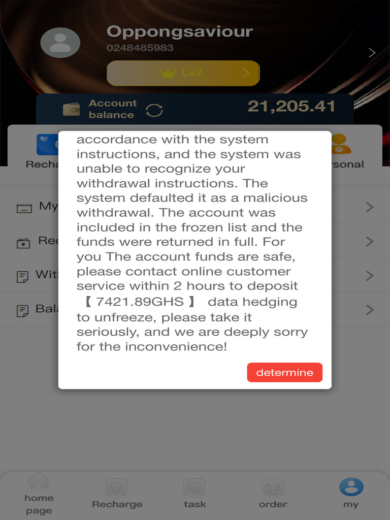 Account Recharge and Withdrawal Summary | PDF