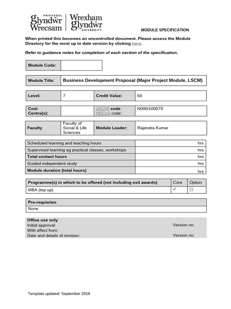 MBA 3 Business Development Project | PDF | Evaluation | Methodology