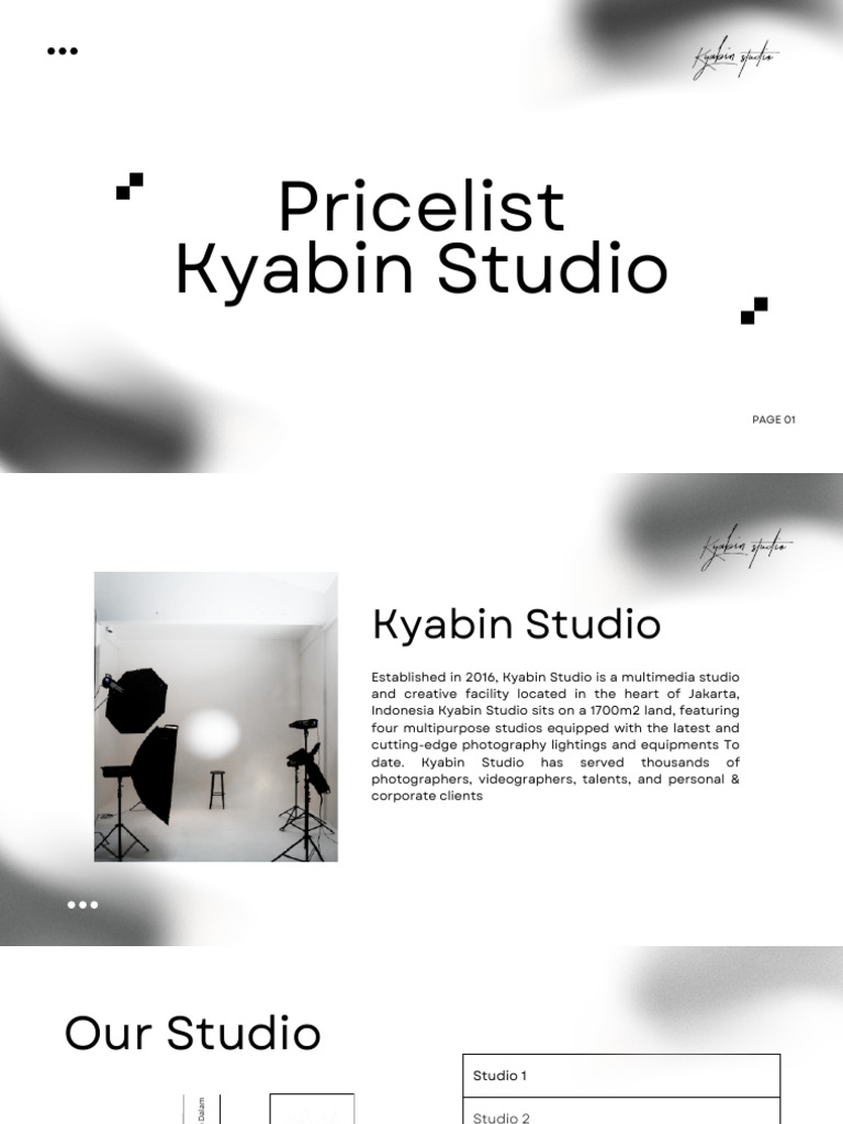 Harga Sewa Studio Fotografi Jakarta | PDF