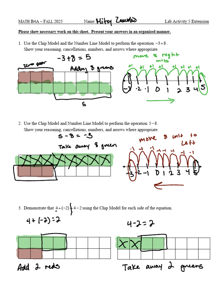 Math+B4A Lab+Activity+5 | PDF