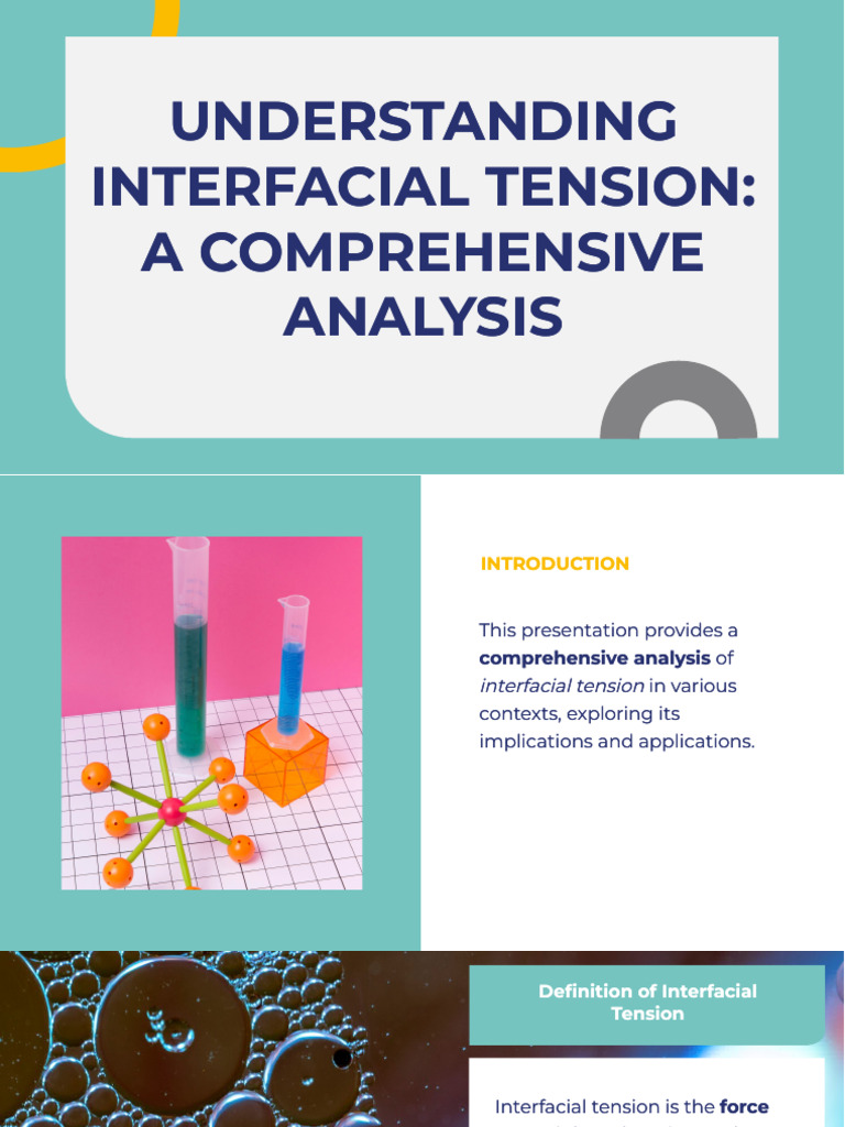 Slidesgo Understanding Interfacial Tension a Comprehensive Analysis ...