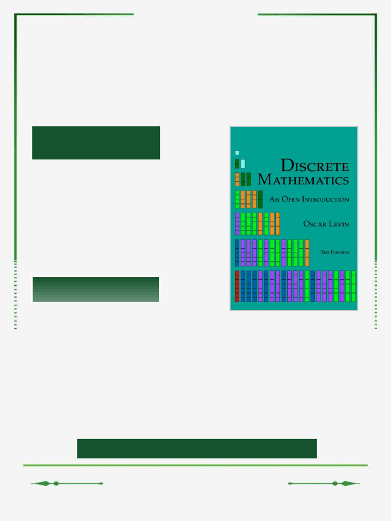 Discrete Mathematics An open Introduction Oscar Levin eBook ready-for ...