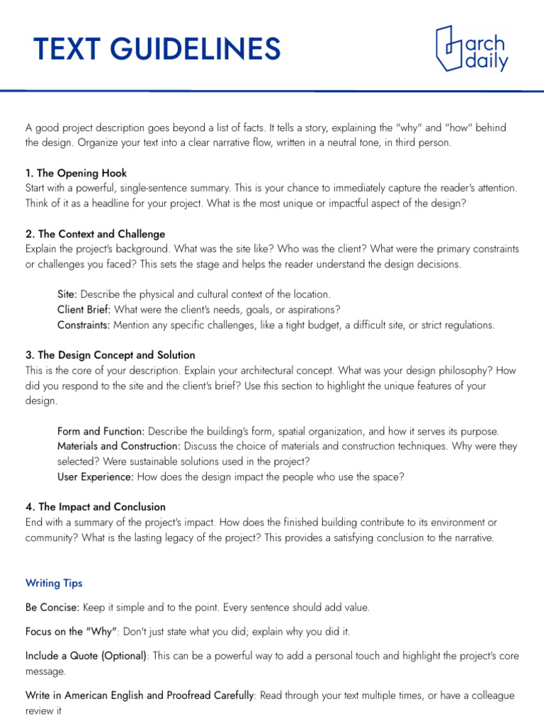 Crafting Engaging Project Descriptions | PDF