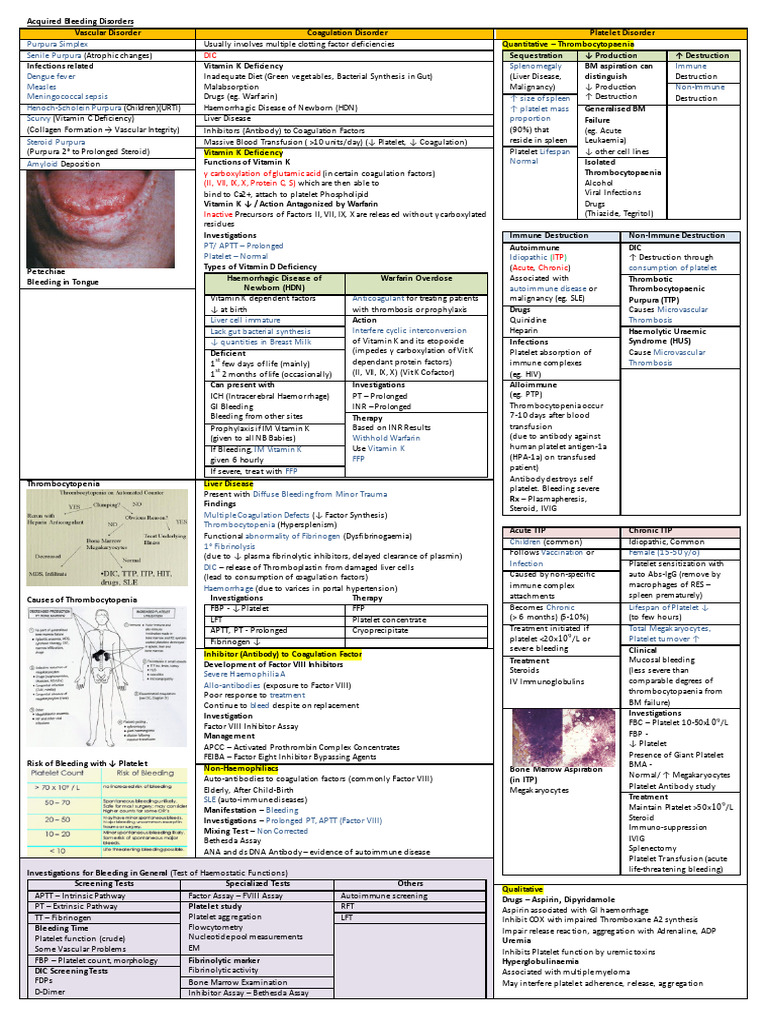 Understanding Acquired Bleeding Disorders | PDF | Coagulation | Platelet