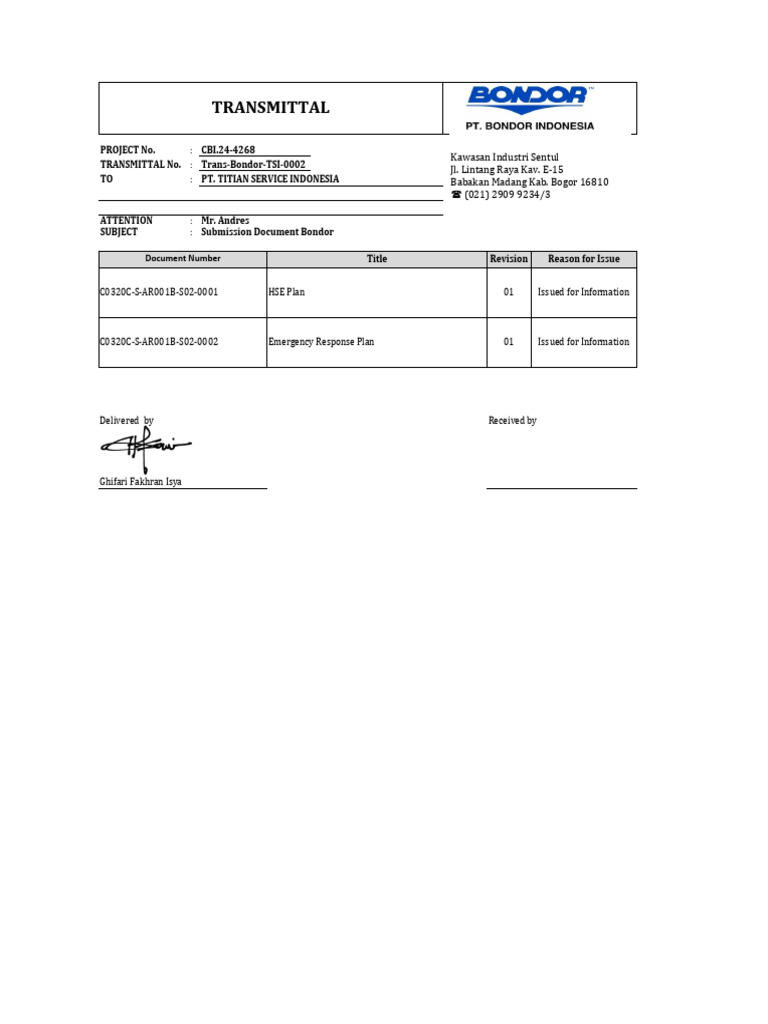 Submission Document for Bondor Project | PDF