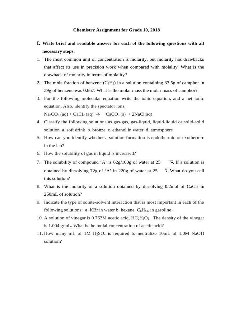 G-10, 2018 Assignment | PDF