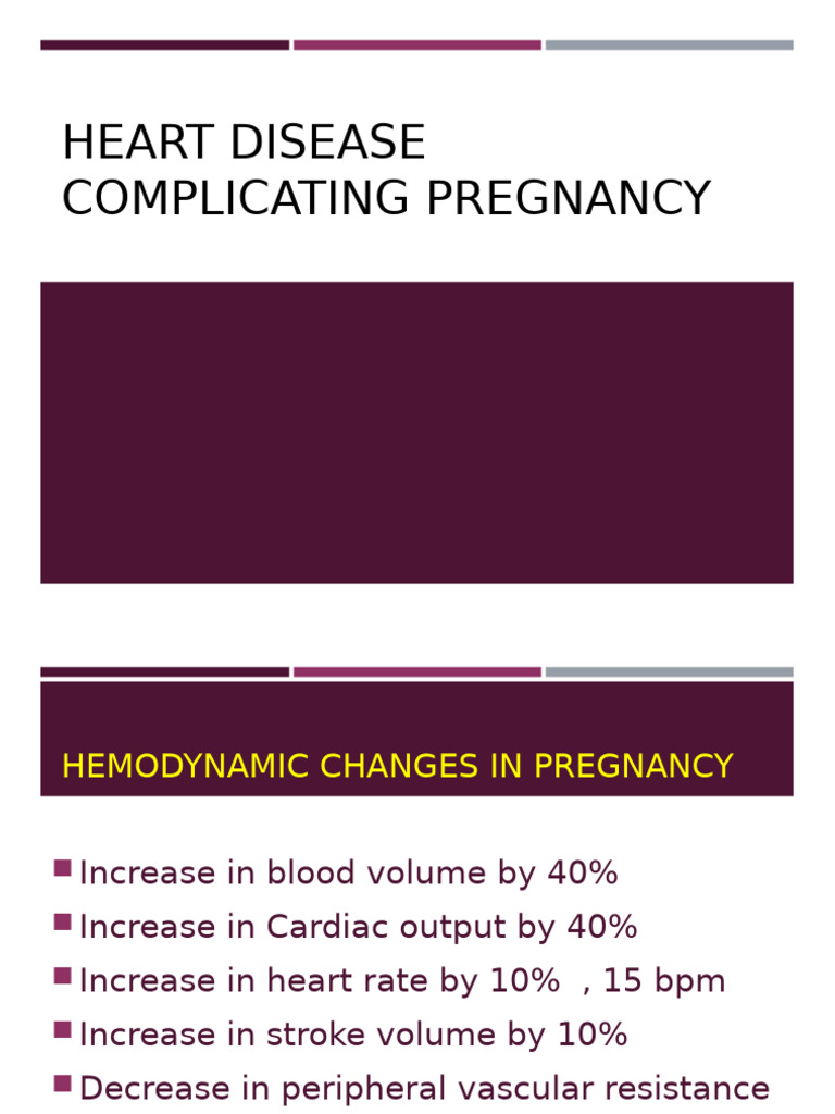 Heart Disease Impact on Pregnancy | PDF | Cardiology | Heart