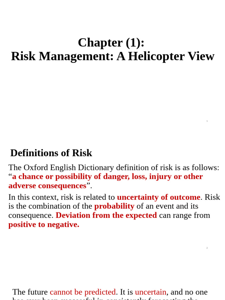 Understanding Financial Risk Management | PDF | Financial Risk | Credit ...